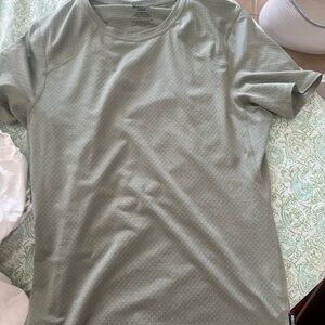 Green REI workout top